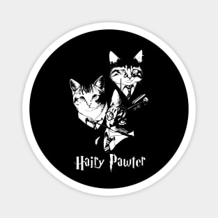title hairy pawter cat parody Magnet